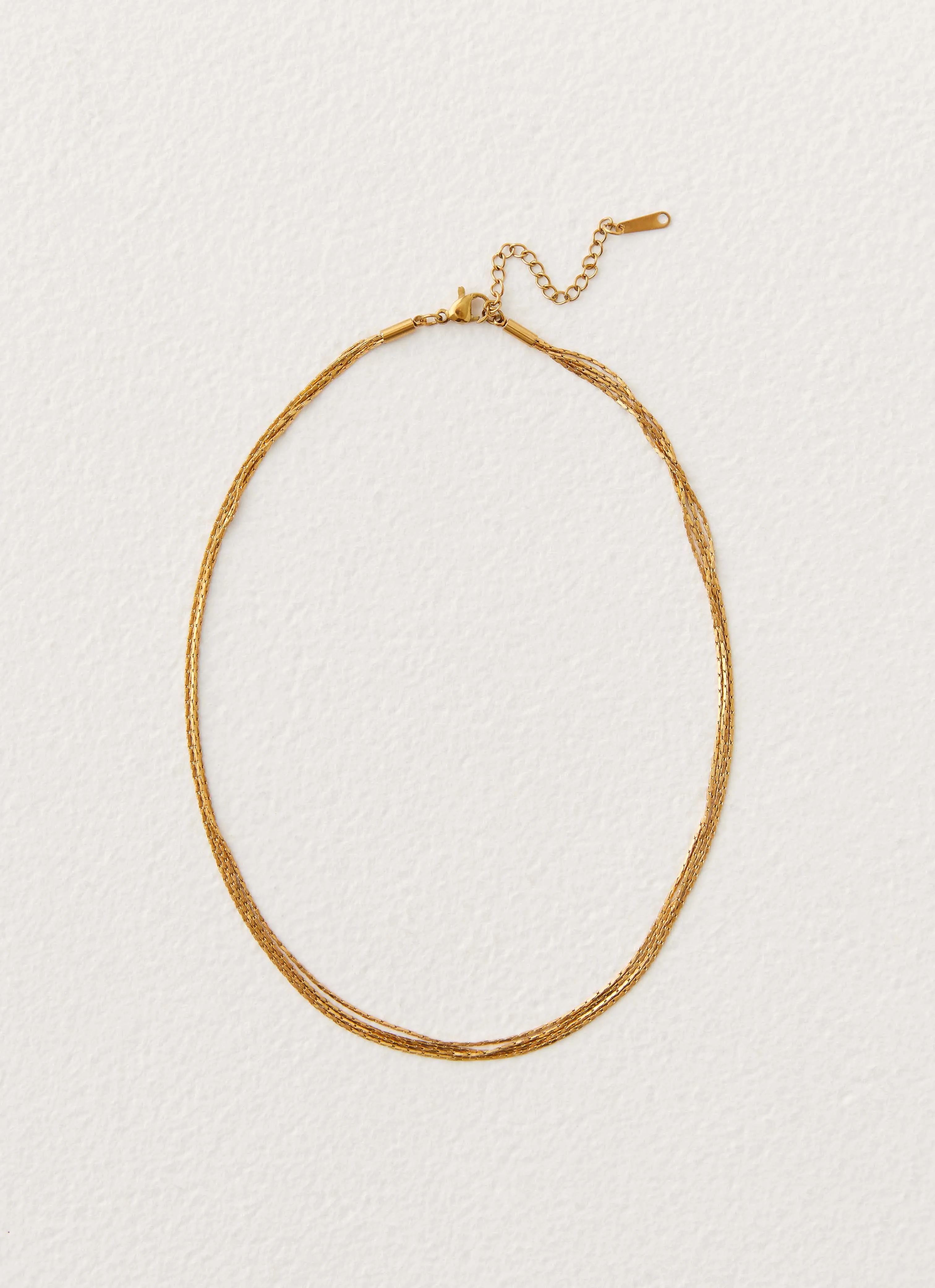 Head Held High Necklace - Gold