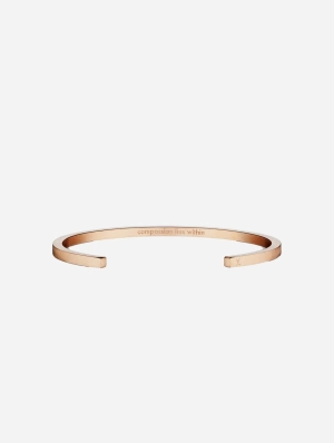 Ilse Collection 316L Stainless Steel Rose Gold Bangle