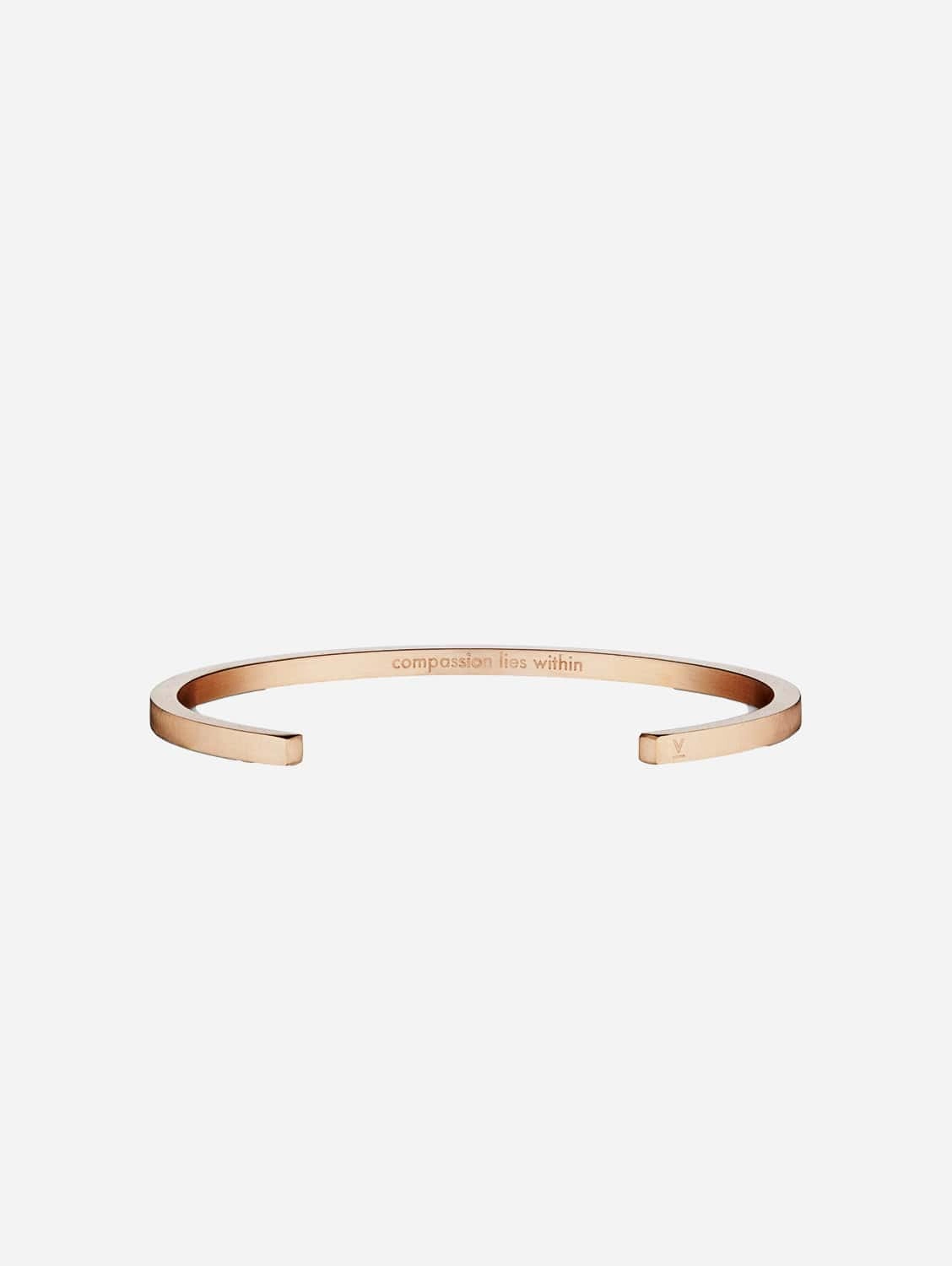 Ilse Collection 316L Stainless Steel Rose Gold Bangle