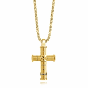 Italgem Brushed Cross Pendant