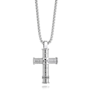Italgem Brushed Cross Pendant