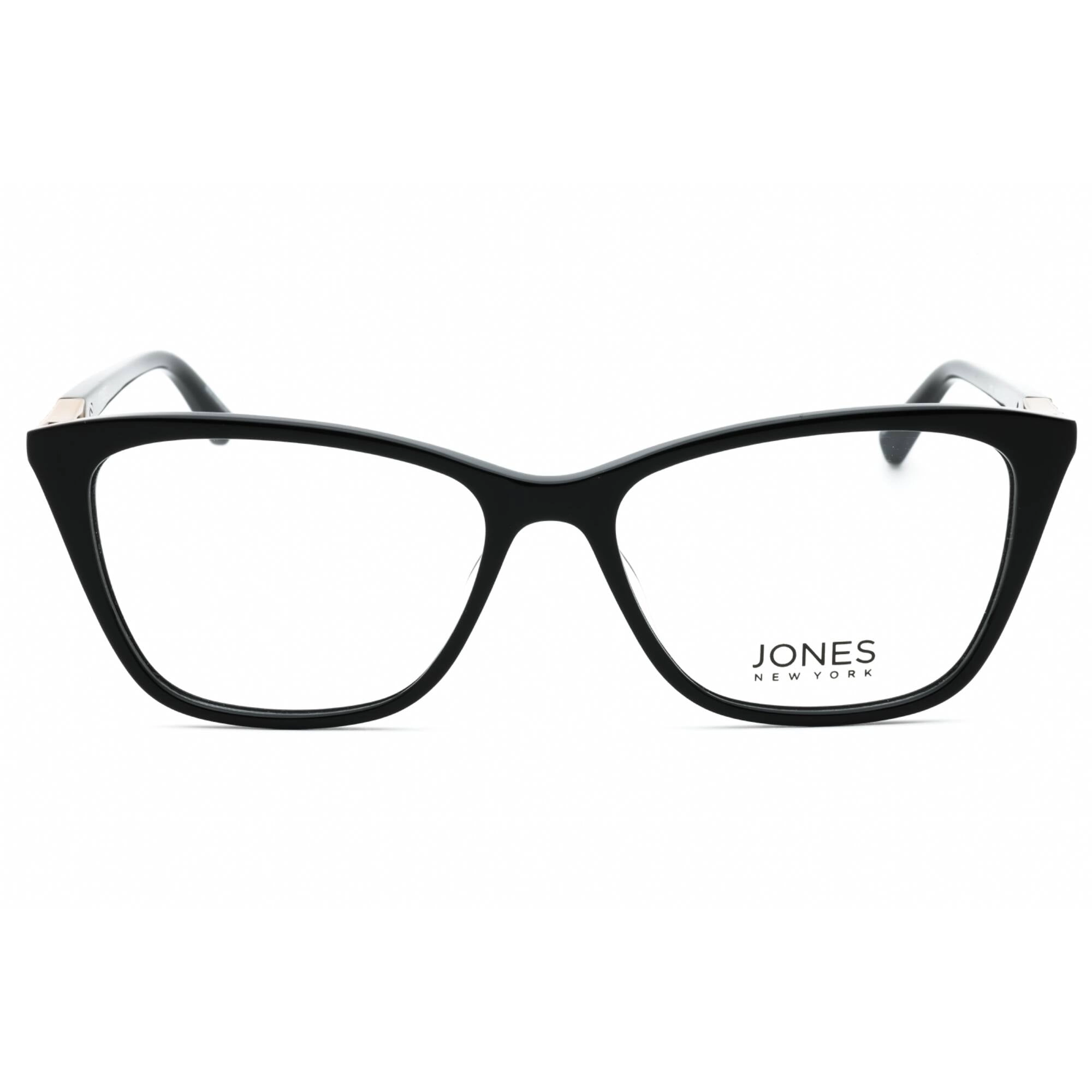 Jones New York Women's Eyeglasses - Black Acetate Cat Eye Full Rim Frame | J777 0BLA