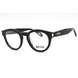 Just Cavalli Women's Eyeglasses - Black Plastic Round Full Rim Frame | VJC016 0700