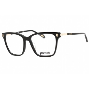 Just Cavalli Women's Eyeglasses - Shiny Black Acetate Cat Eye Frame | VJC012 0700