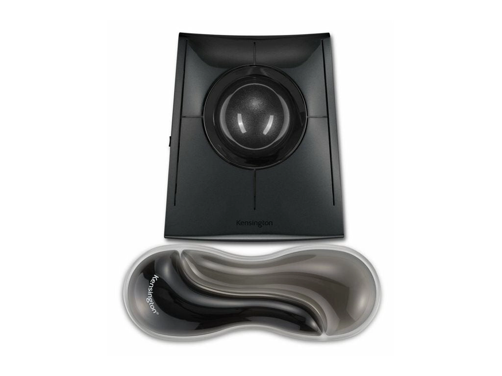 Kensington Slim Duo - Mouse/trackball wrist rest - gel - gray K62438NA