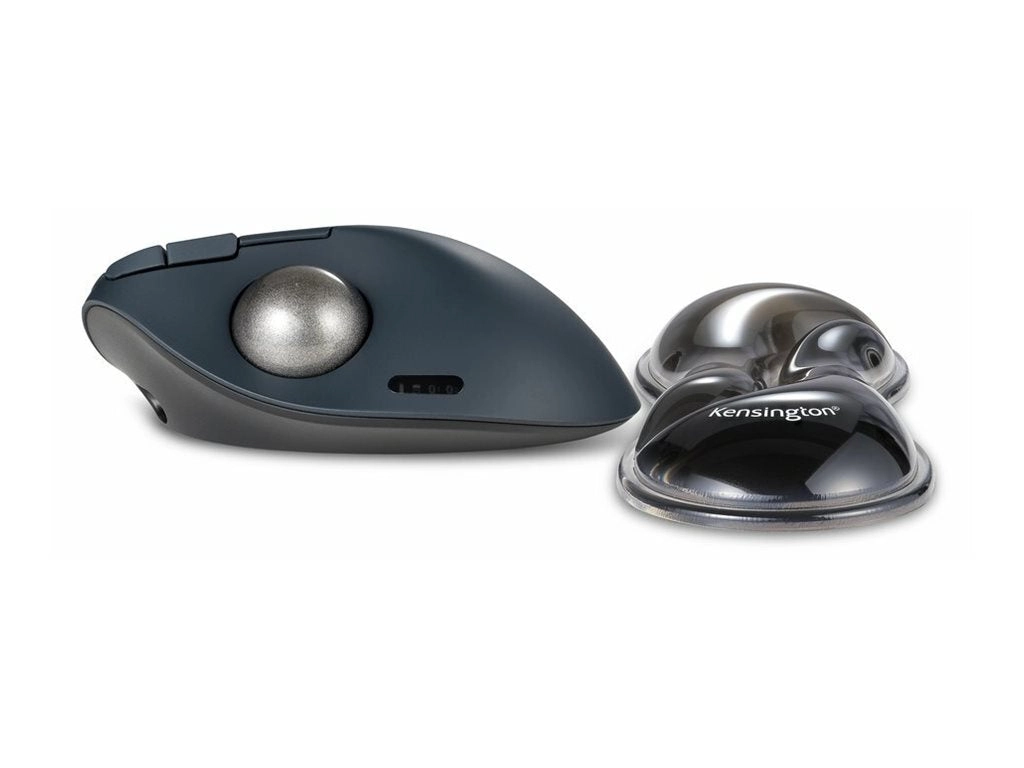 Kensington Slim Duo - Mouse/trackball wrist rest - gel - gray K62438NA