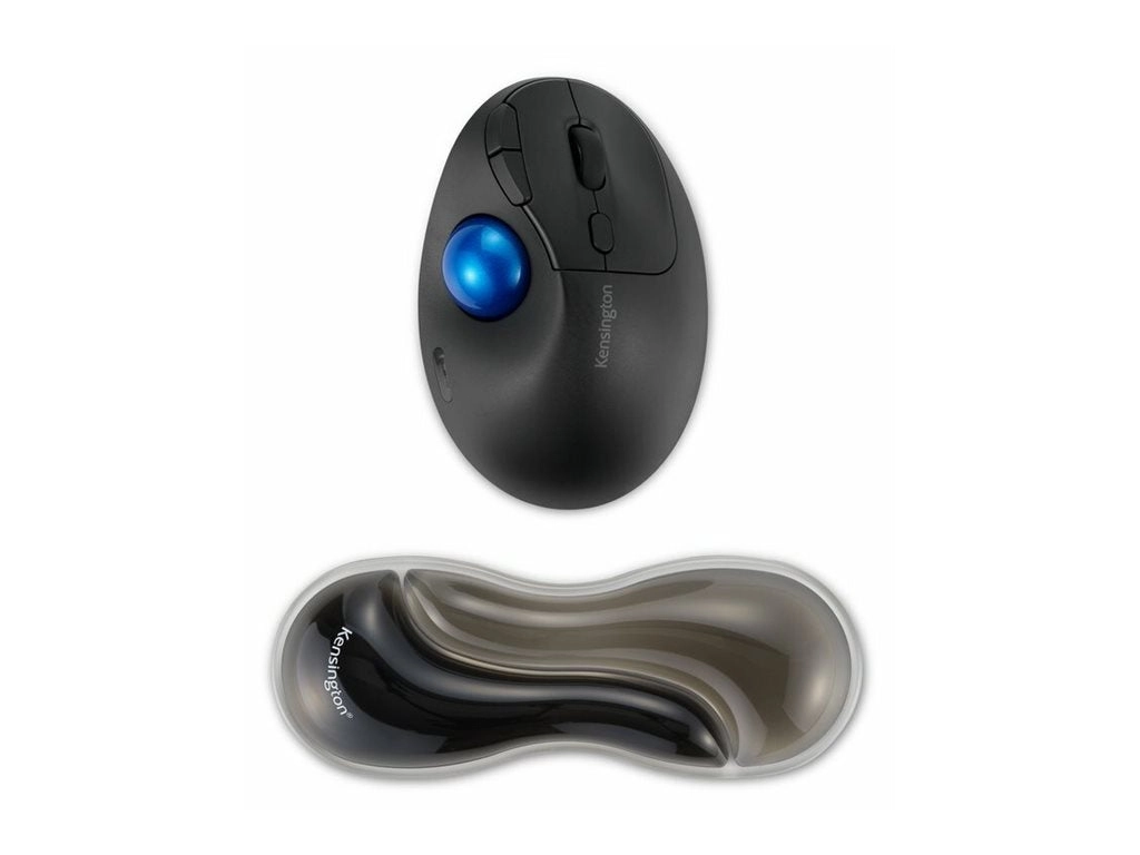 Kensington Slim Duo - Mouse/trackball wrist rest - gel - gray K62438NA