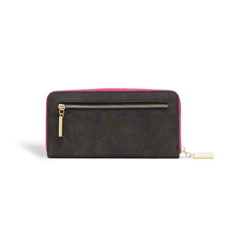 Kindness Vegan Leather Two-Tone Wallet | Dark Grey