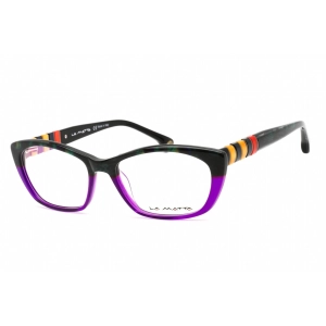 La Matta Women's Eyeglasses - Violet/Other Plastic Cat Eye Shape Frame | LMV3156 01-09