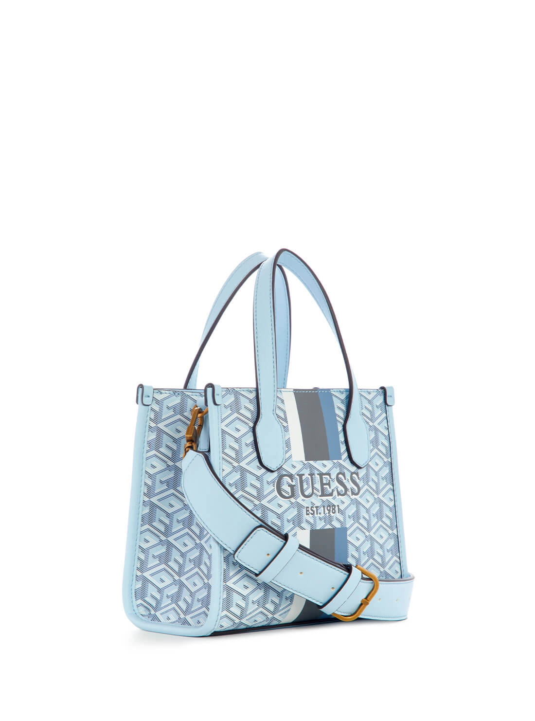 Light Blue Silvana Dual Mini Tote Bag
