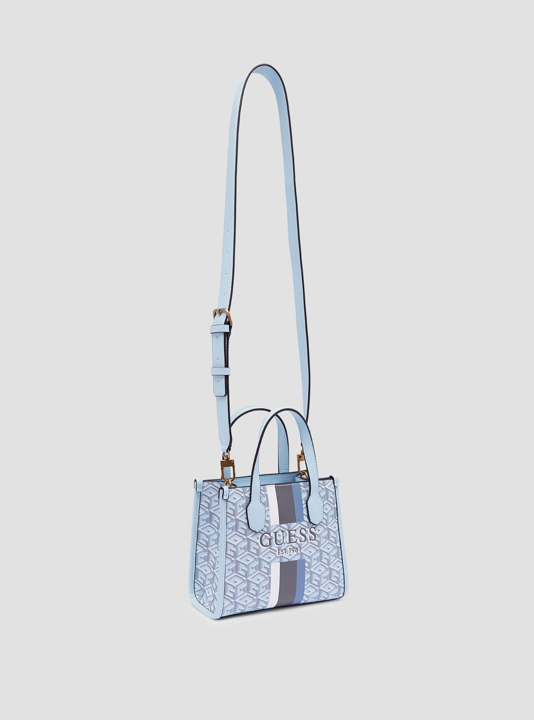 Light Blue Silvana Dual Mini Tote Bag