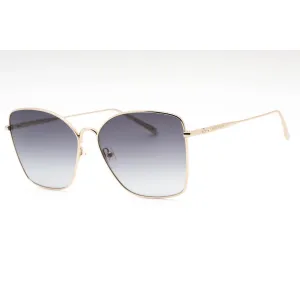 Longchamp Women's Sunglasses - Gold Metal Butterfly Shape Full Rim Frame | LO117S 722