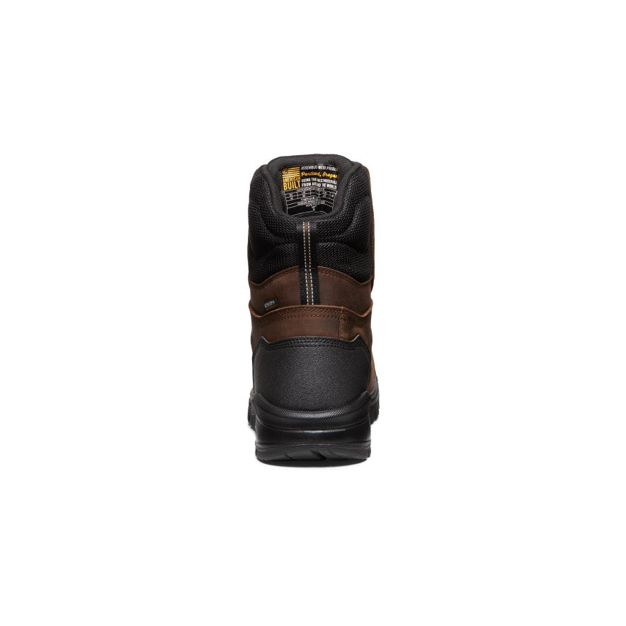 Men's Independence 8" Insulated Waterproof Boot (Carbon Toe)  |  Dark Earth/Black