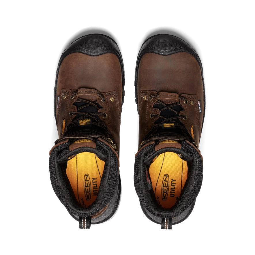 Men's Independence 8" Insulated Waterproof Boot (Carbon Toe)  |  Dark Earth/Black