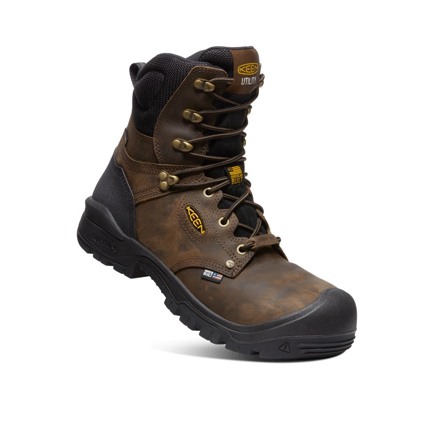 Men's Independence 8" Waterproof Boot (Carbon Toe)  |  Dark Earth/Black
