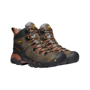 Men's Pittsburgh 6-inch Waterproof Boot (Soft Toe) - Cascade Brown/Bombay Brown (D Width)