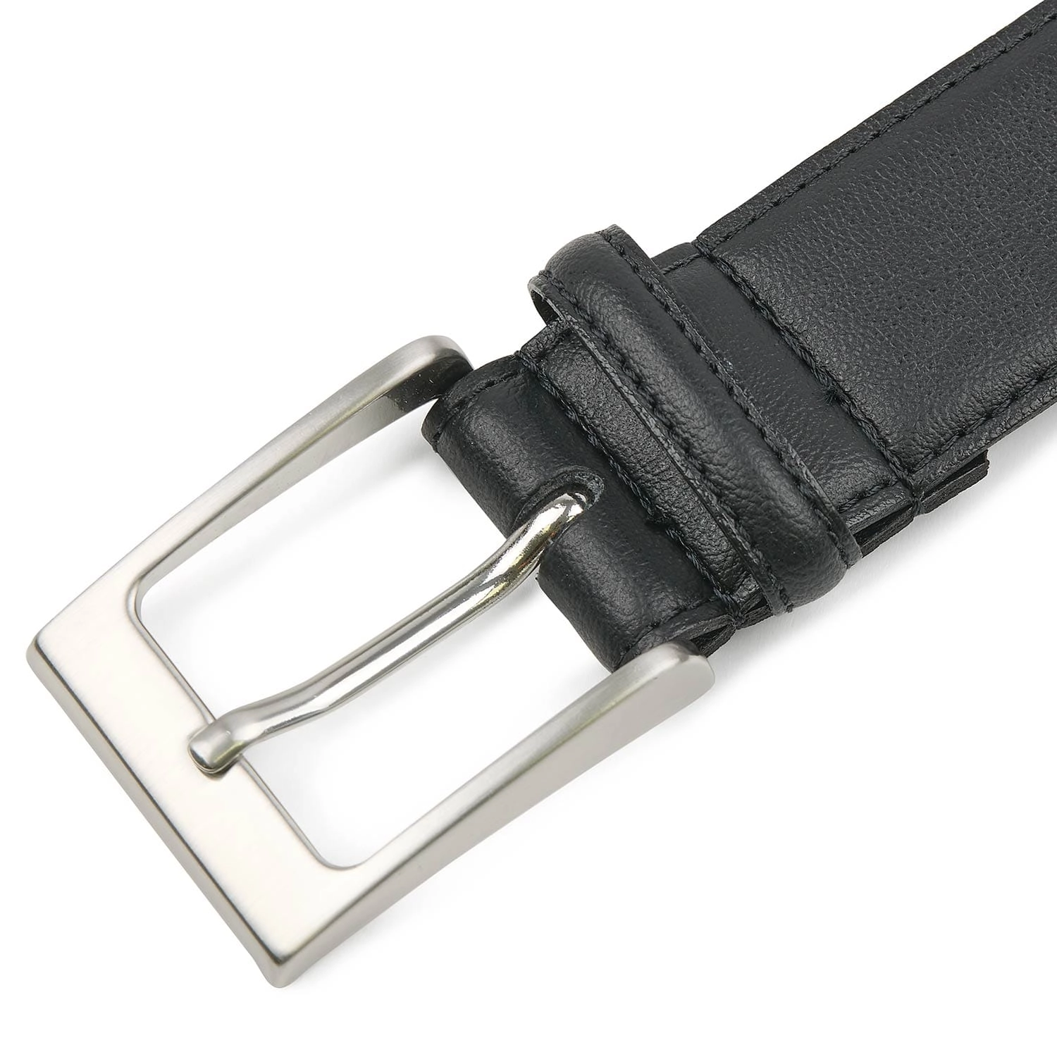 Miller Classic Vegan Leather Belt | Black