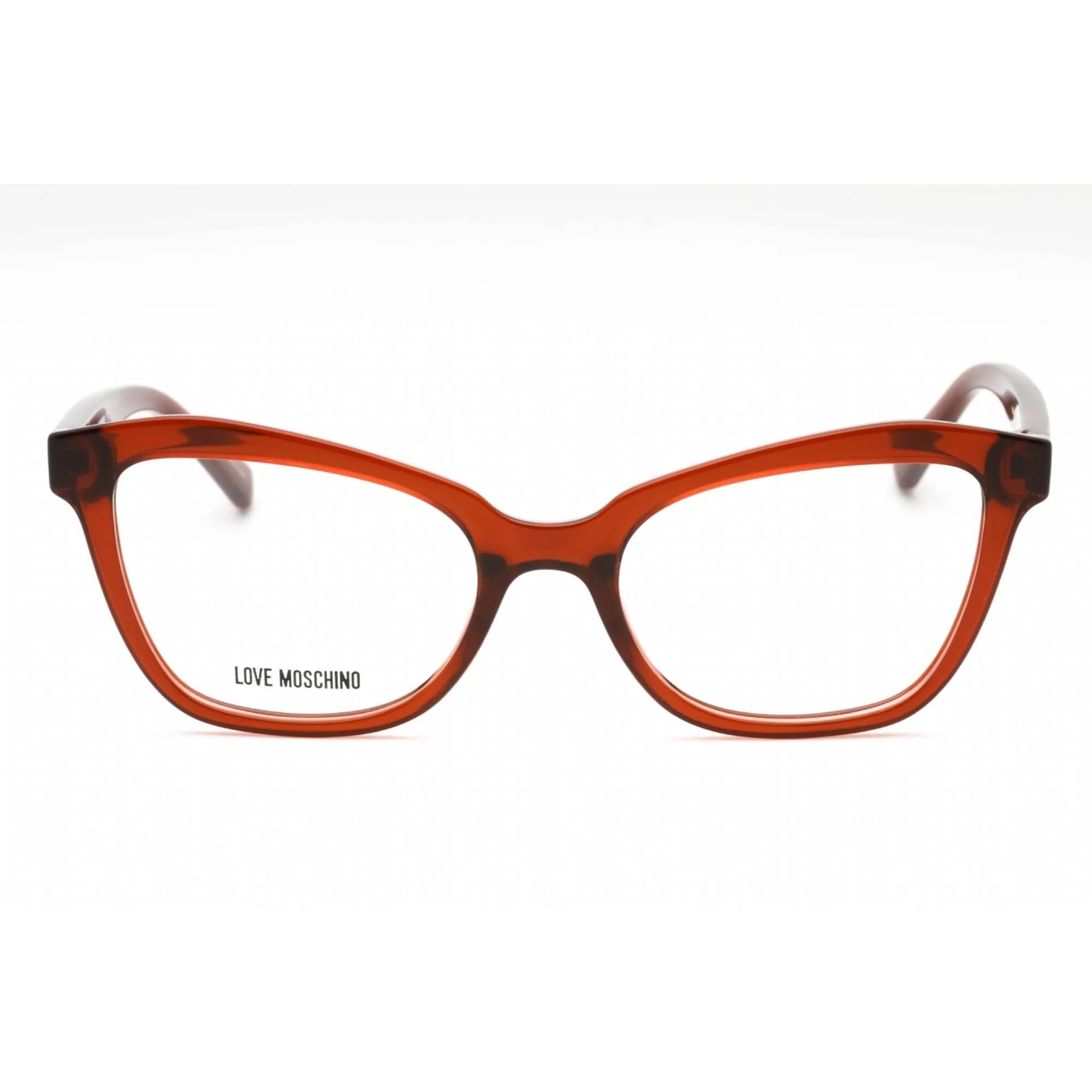 Moschino Love Women's Eyeglasses - Ochre Plastic Cat Eye Full Rim | MOL604 0FMP 00