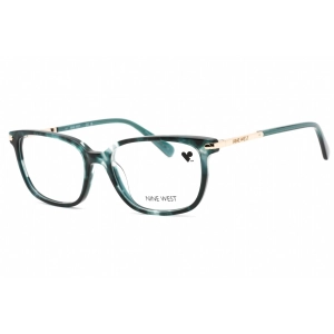 Nine West Women's Eyeglasses - Iridescent Emerald Tortoise Frame | NW5207 238