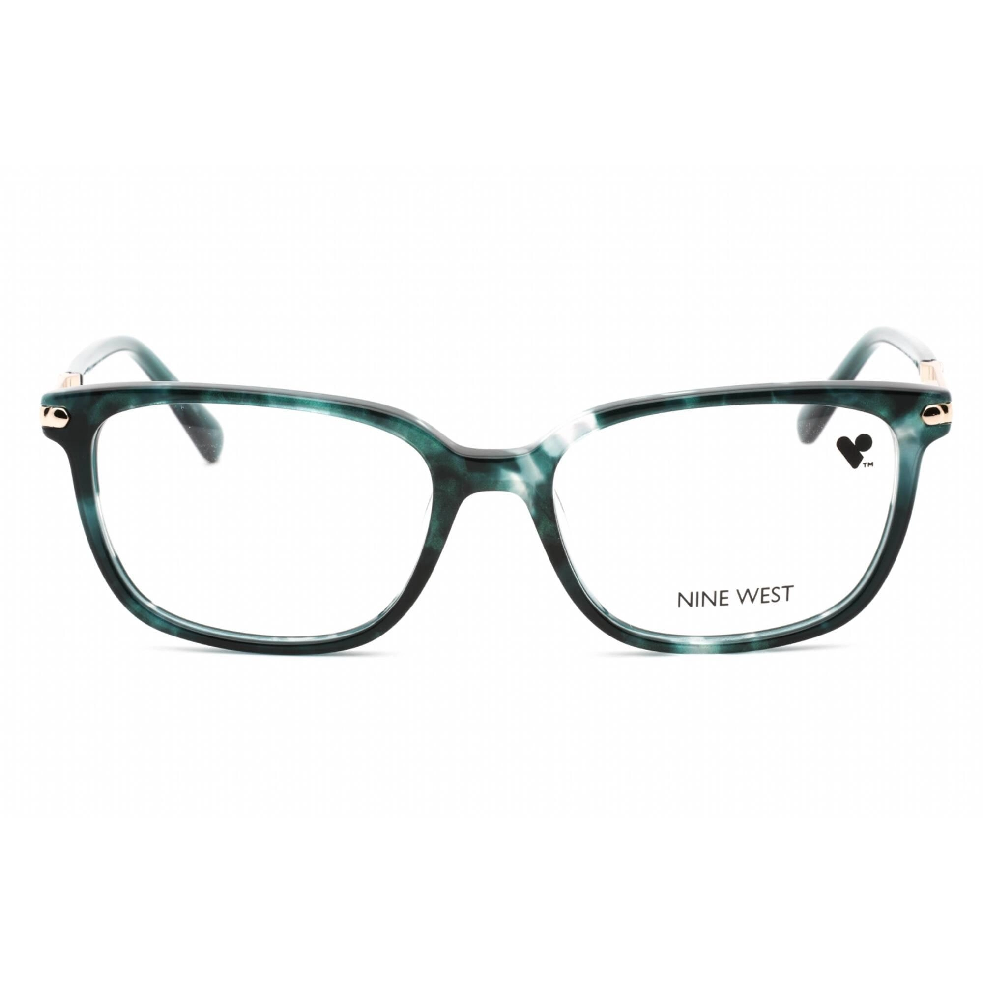 Nine West Women's Eyeglasses - Iridescent Emerald Tortoise Frame | NW5207 238