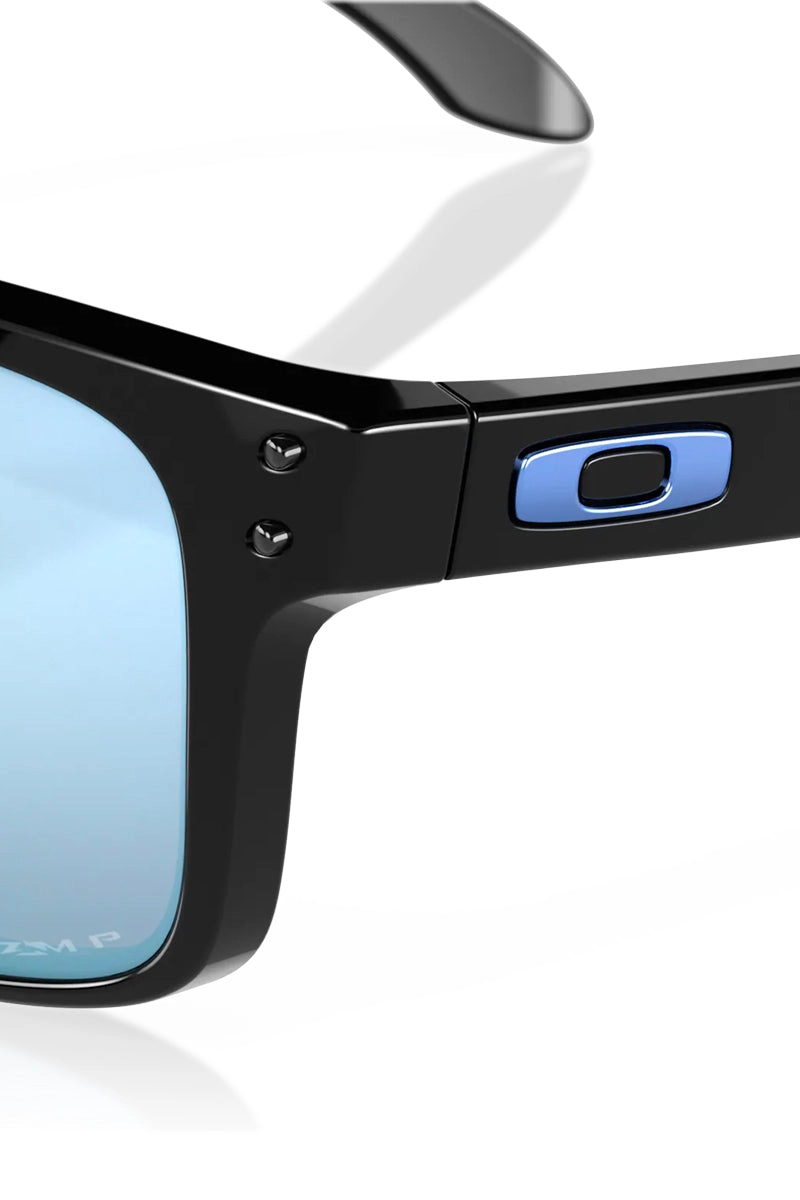 OAKLEY HOLBROOK POLISHED BLACK W/ PRIZM DEEP WATER POLARIZED