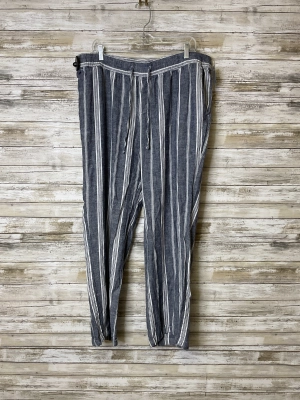 Pants Linen By Old Navy In Striped Pattern, Size:Xl