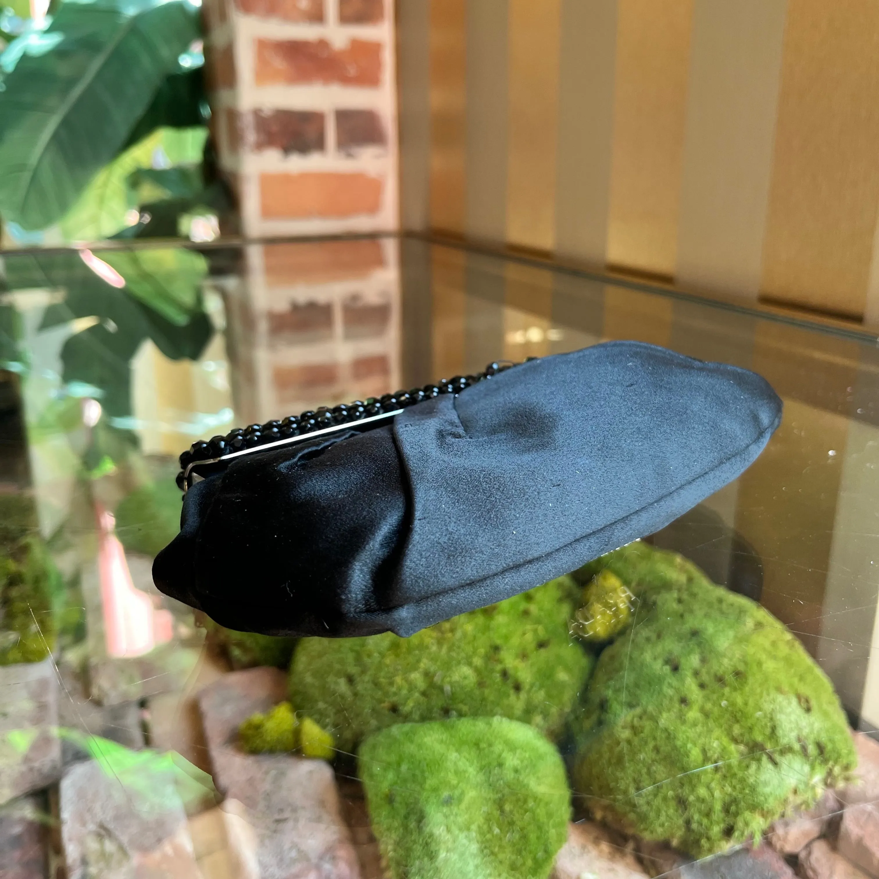 PRADA Crystal Satin Evening Clutch TS4009
