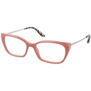 Prada Women's Eyeglasses - Pink Plastic Full Rim Cat Eye | PRADA 0PR 14XV 04C1O152