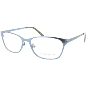 Primary Women's Eyeglasses - Metal Full Rim Cat Eye Shape Frame Demo Lens | 1013 TEAL