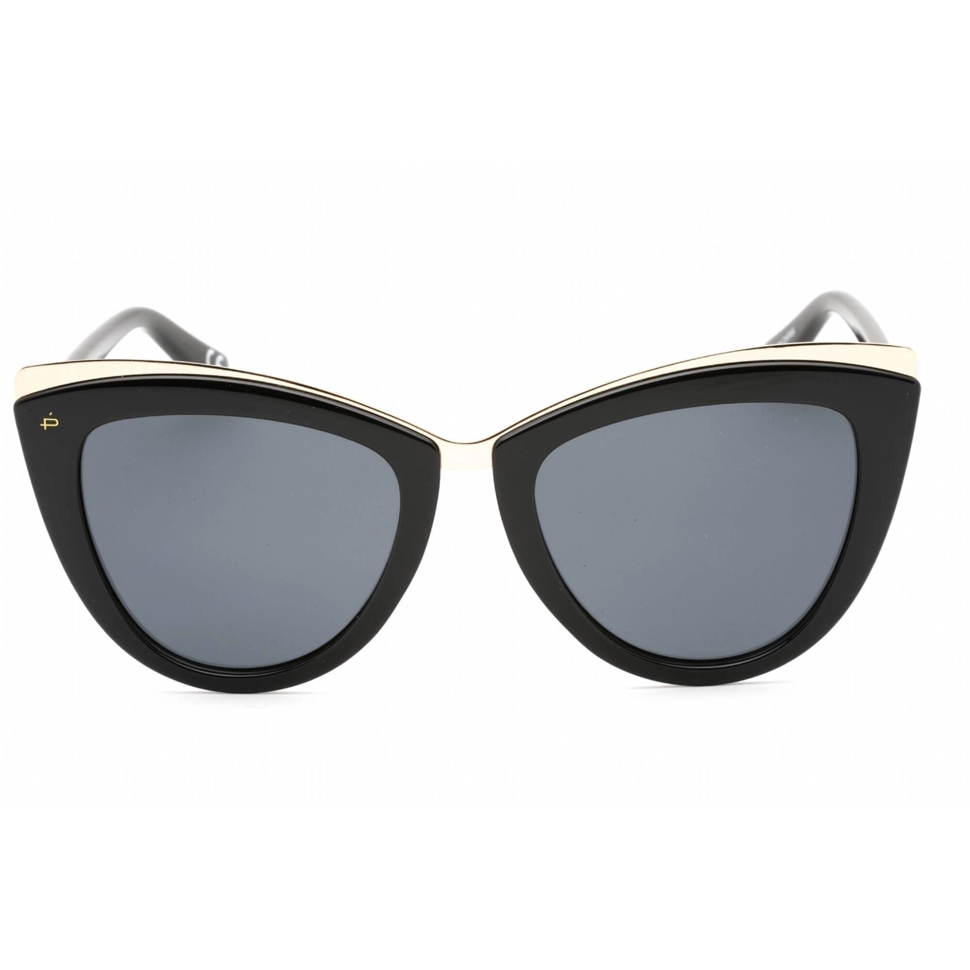 Prive Revaux Women's Sunglasses - Metal/Plastic Cat Eye Frame | Juliet Caviar Black
