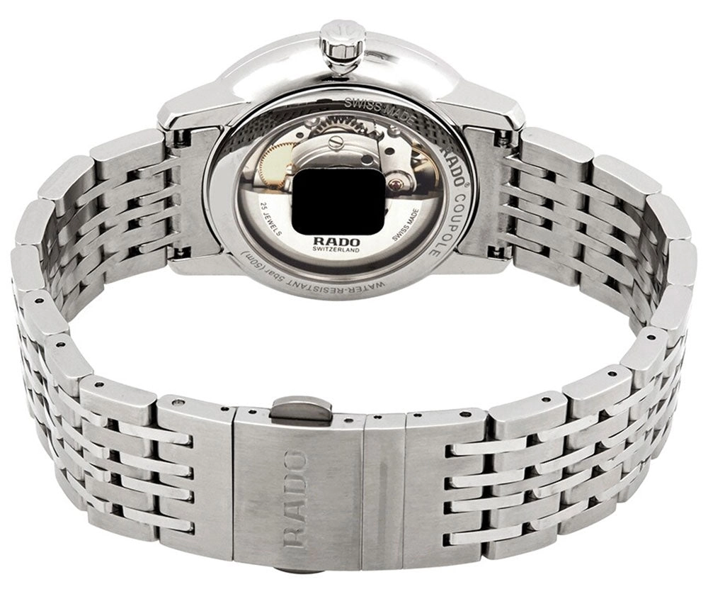 Rado Coupole Classic Automatic Stainless Steel Silver Dial Date Mens Watch R22860024