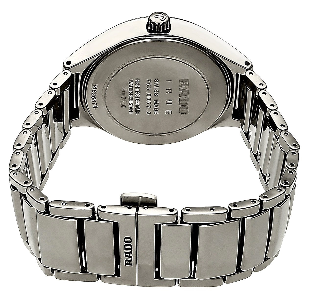 Rado True Automatic Diamonds Plasma High-Tech Ceramic Grey Dial Date Unisex Watch R27057732