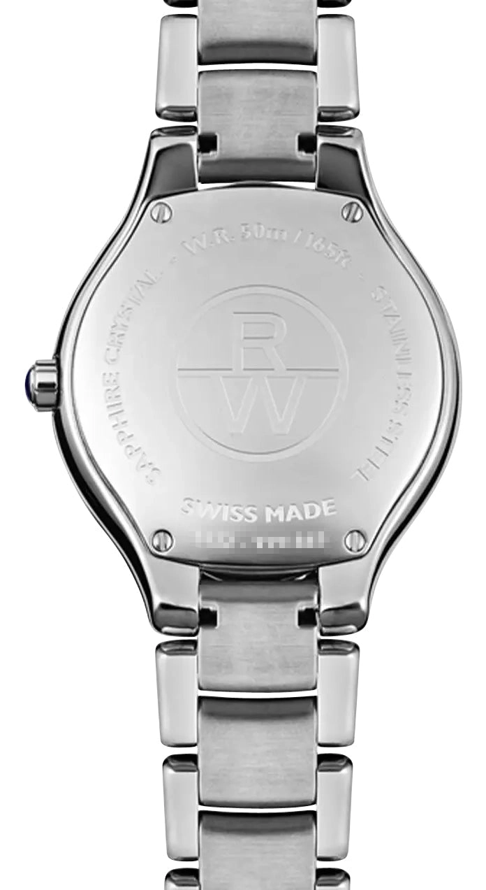 Raymond Weil Noemia Stainless Steel Blue Dial Diamonds Quartz Womens Watch 5132-ST-50181