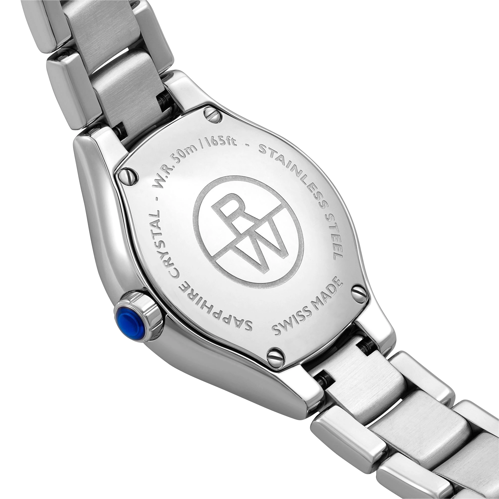 Raymond Weil Noemia Stainless Steel Blue Dial Diamonds Quartz Womens Watch 5132-ST-50181