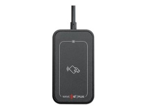 rf IDEAS WAVE ID Plus Mini V3 - RF proximity reader / SMART card reader - USB - 13.56 MHz - black, gray inlay RDR-80032BKU-V2