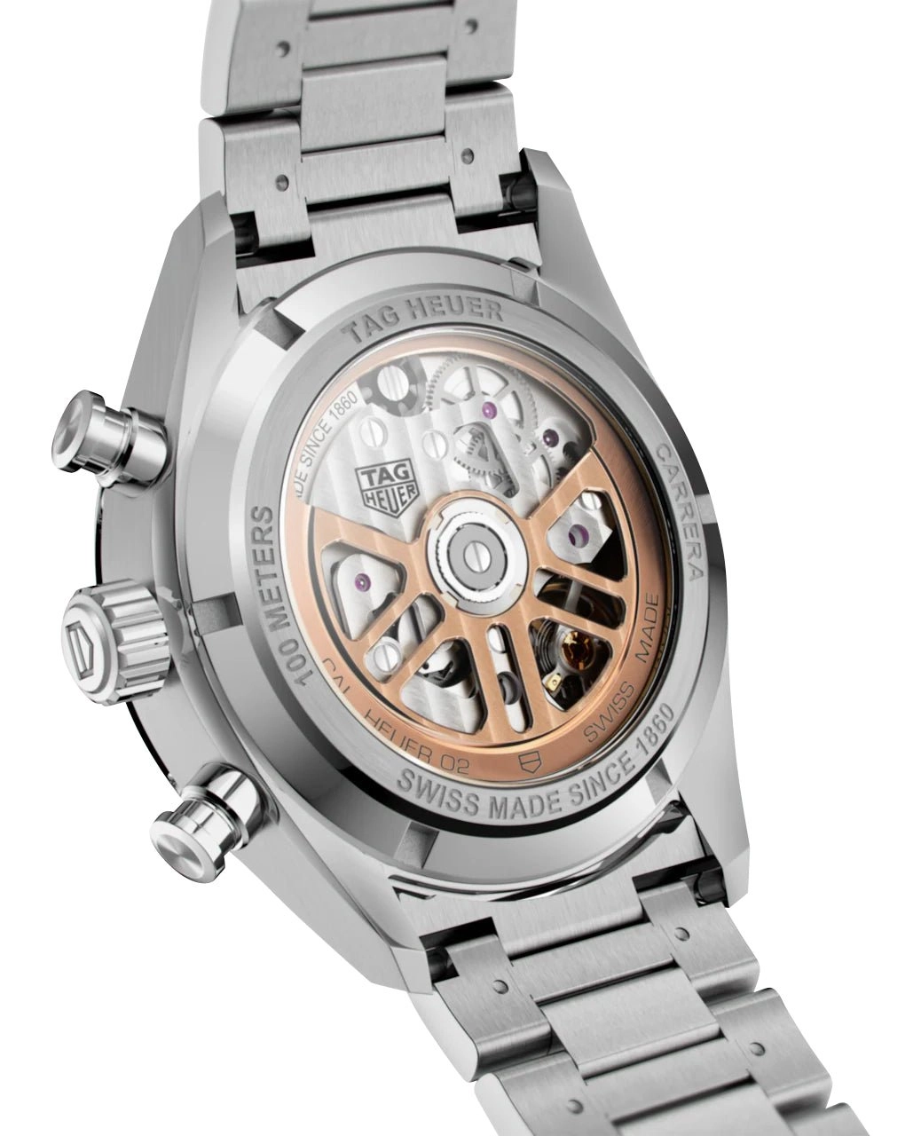 TAG Heuer Carrera Automatic Chronograph Stainless Steel Black Dial Date Mens Watch CBN2010.BA0642