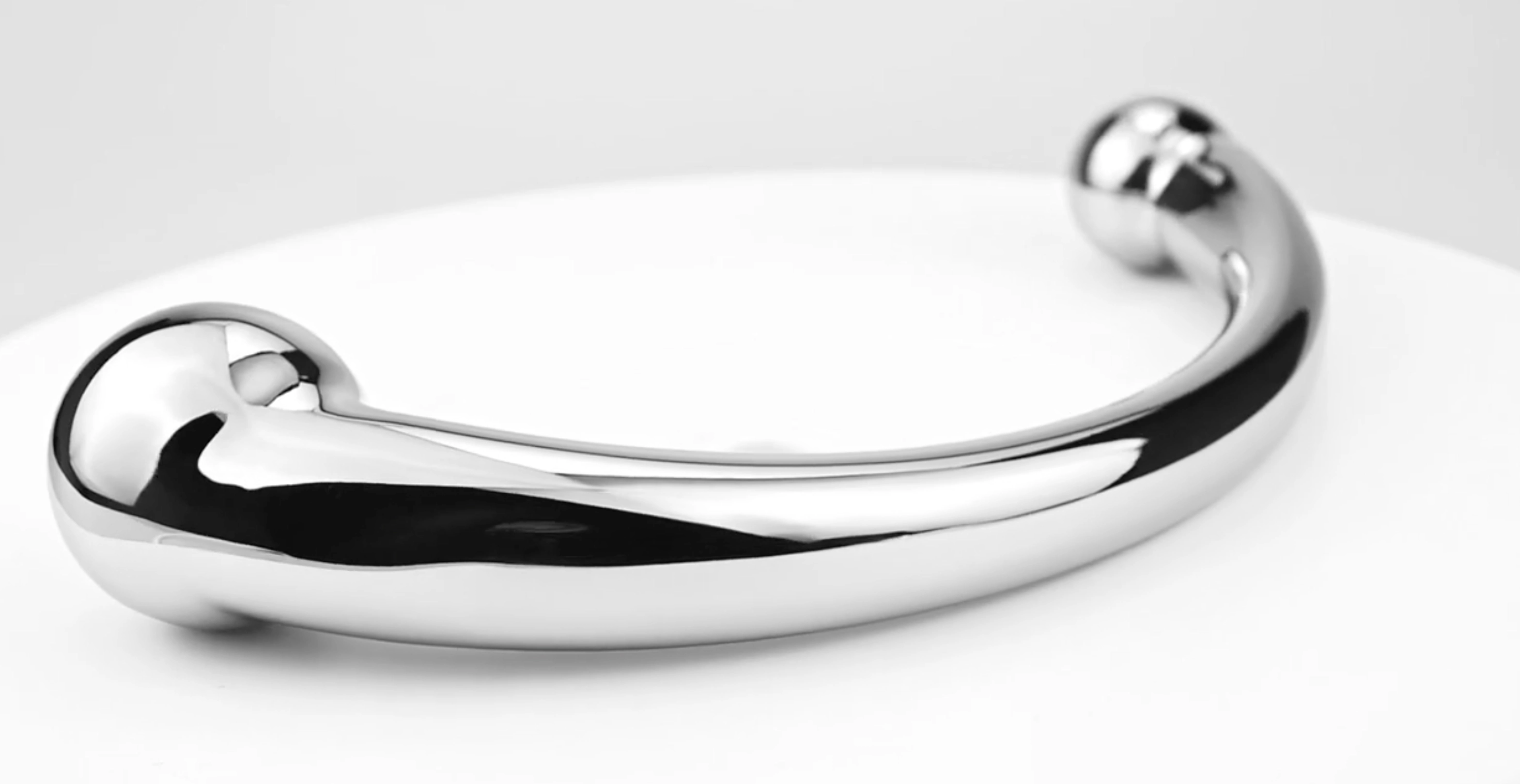 THE DOUBLE ENDED STAINLESS STEEL ANAL HOOK WAND