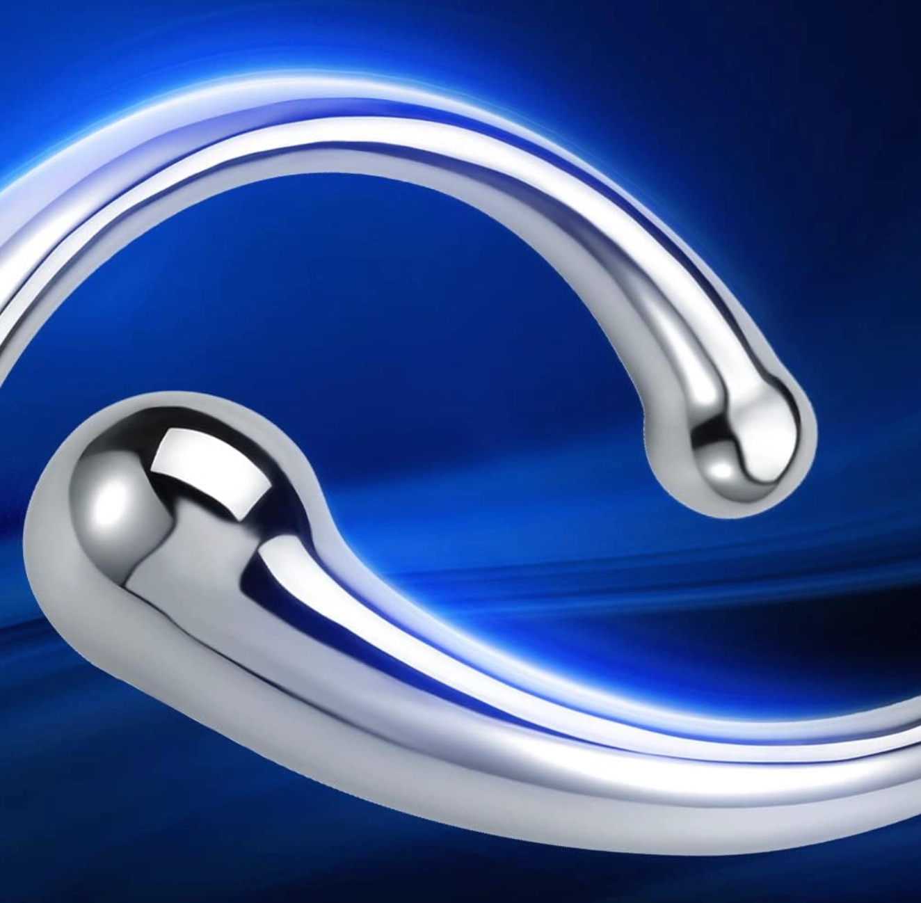 THE DOUBLE ENDED STAINLESS STEEL ANAL HOOK WAND