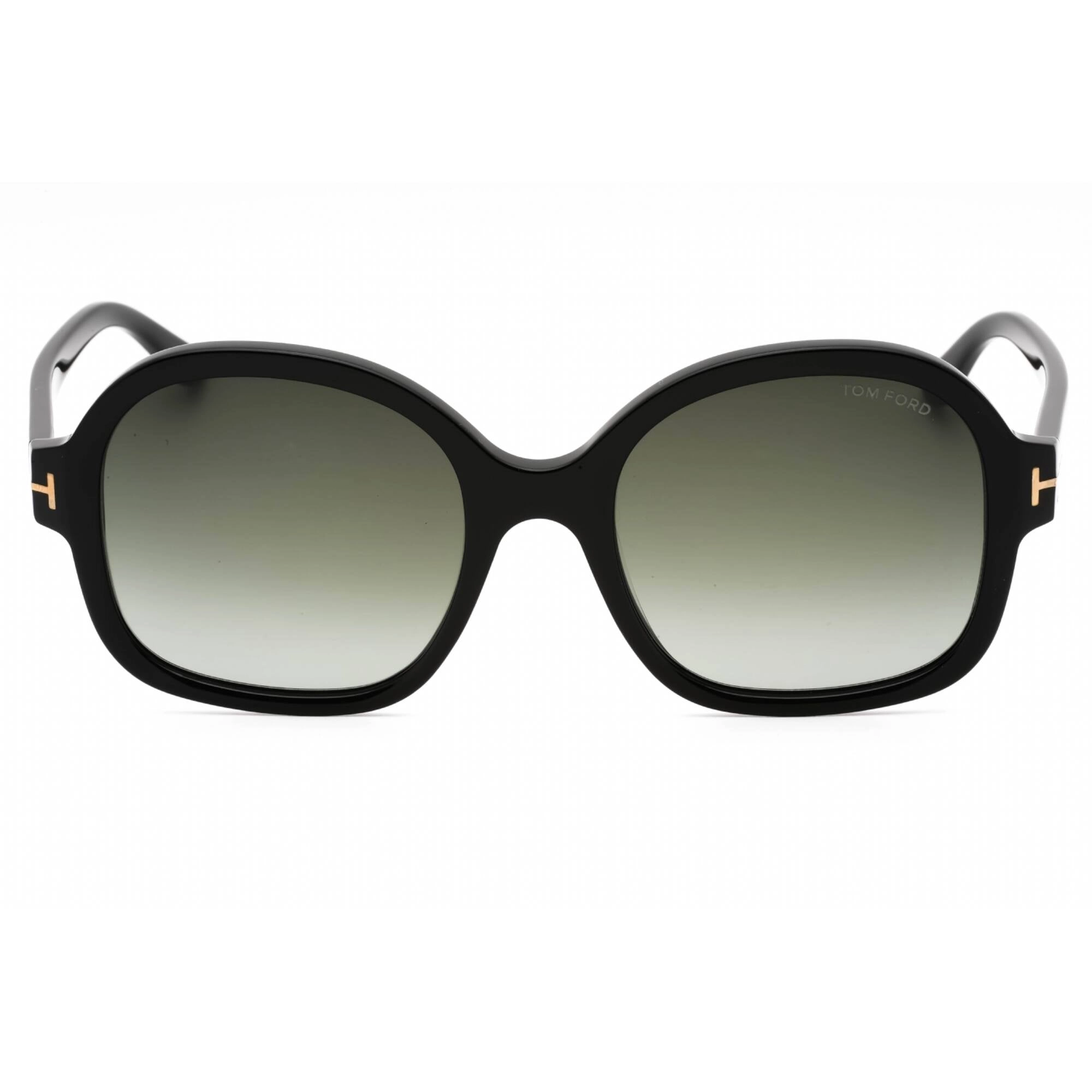Tom Ford Women's Sunglasses - Shiny Black Plastic Cat Eye Full Rim Frame | FT1034 01B