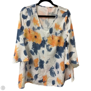 Top Long Sleeve By Clothes Mentor In Blue & Yellow, Size: S