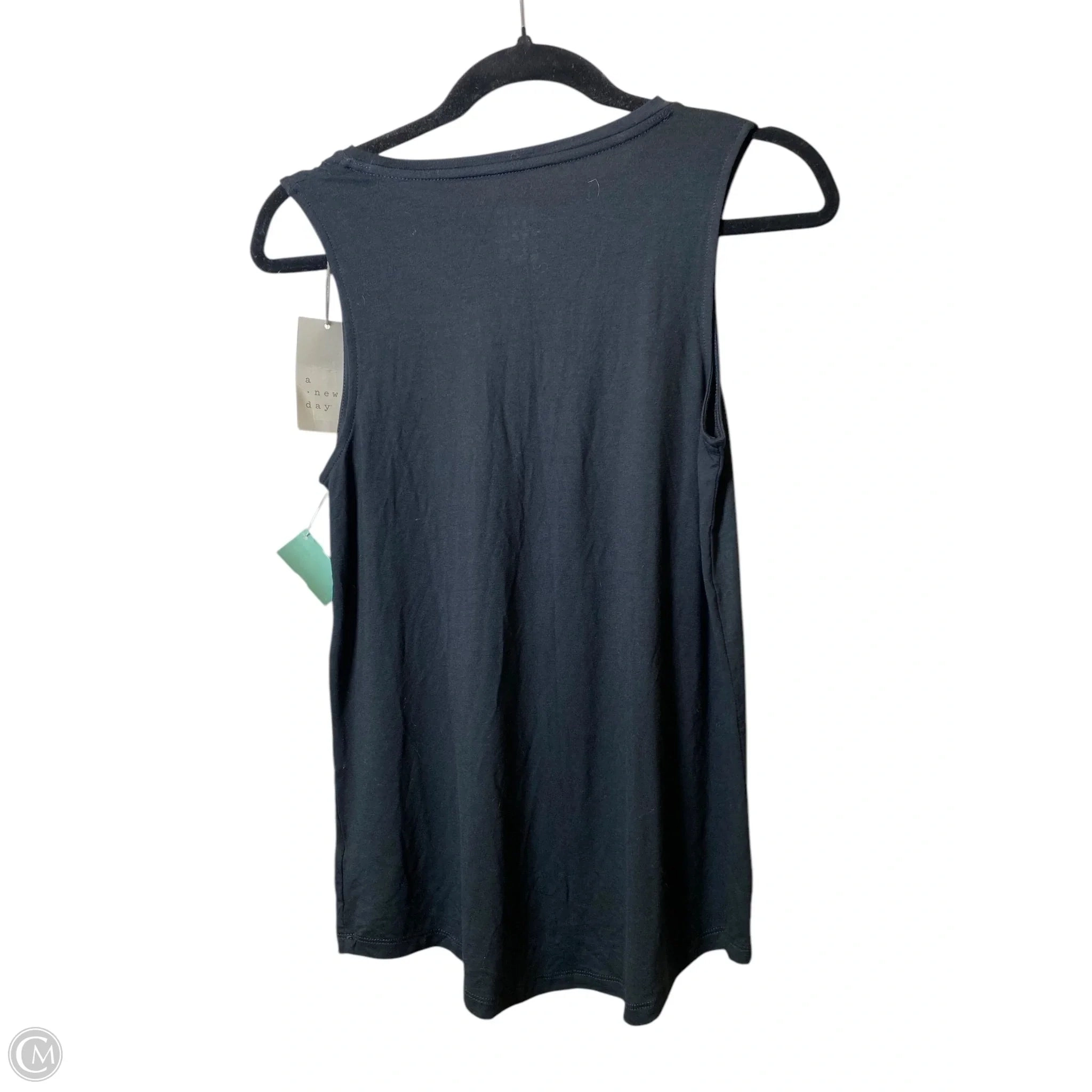 Top Sleeveless By A New Day In Black, Size: S