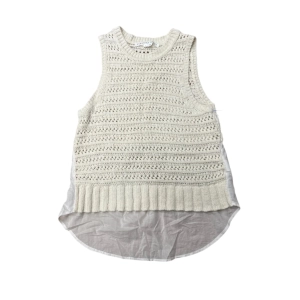 Top Sleeveless By Veronica Beard In Cream, Size: S