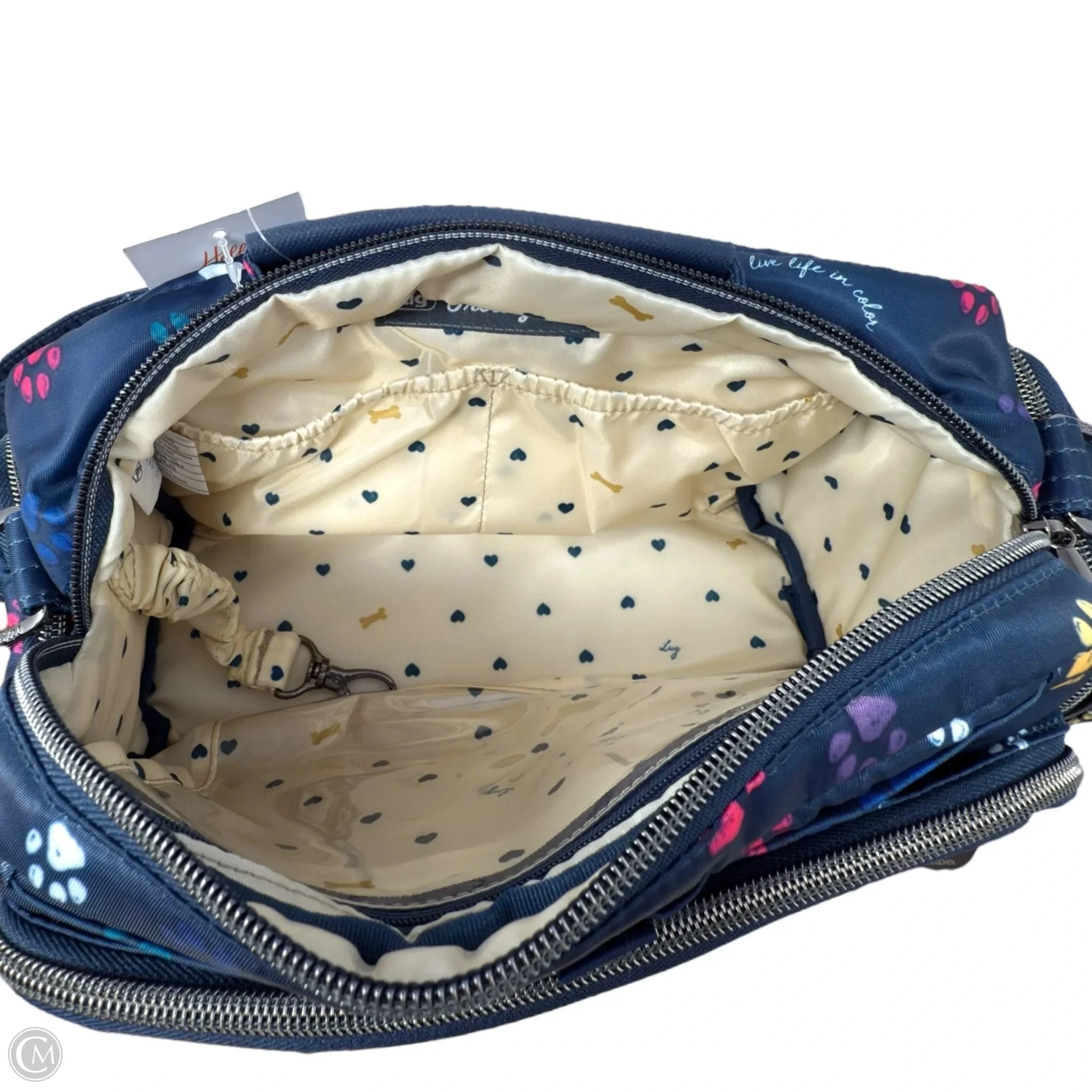 Trolley 2Crossbody Bag By Lugg, Size: Medium