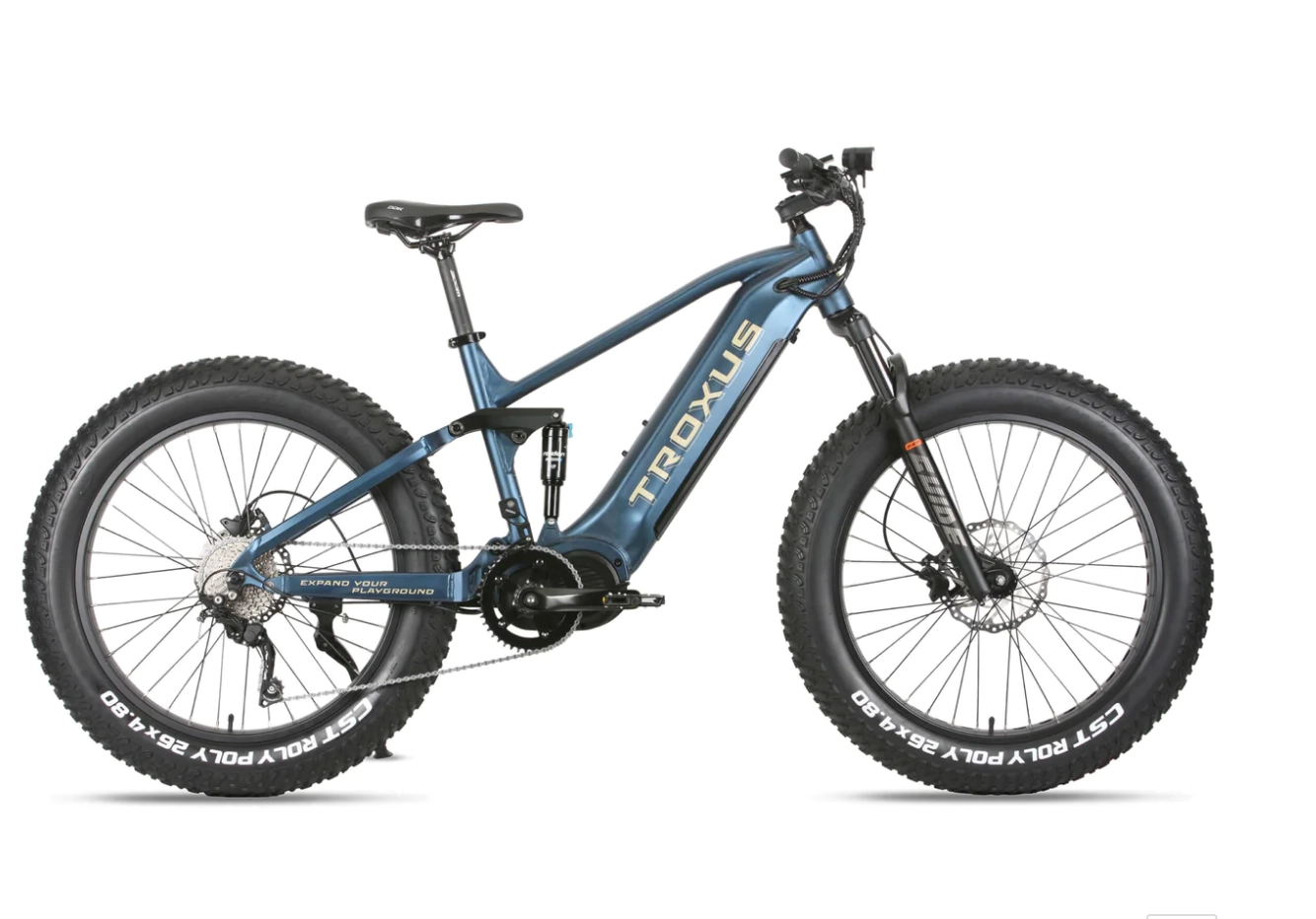Troxus T-Rex Plus 26" Mid Drive Electric Mountain Bike