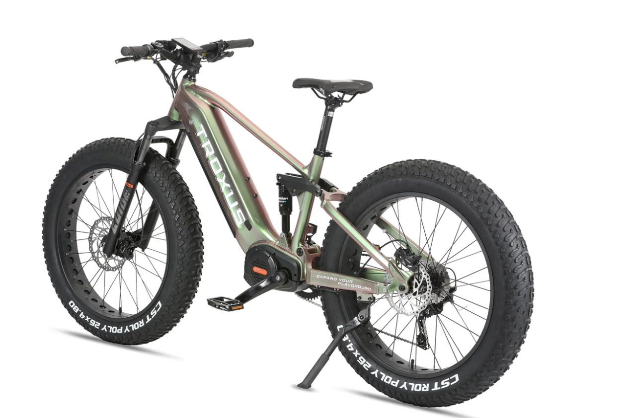 Troxus T-Rex Plus 26" Mid Drive Electric Mountain Bike