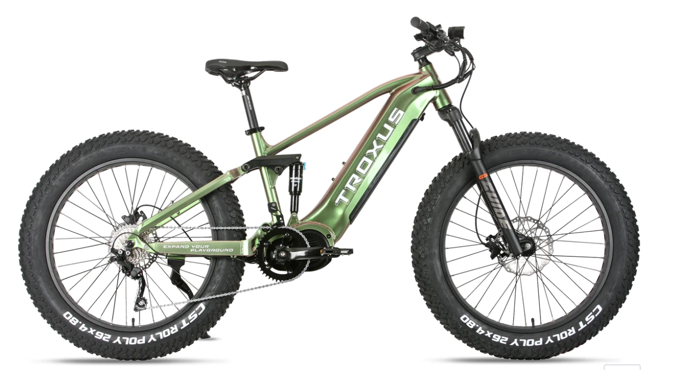 Troxus T-Rex Plus 26" Mid Drive Electric Mountain Bike