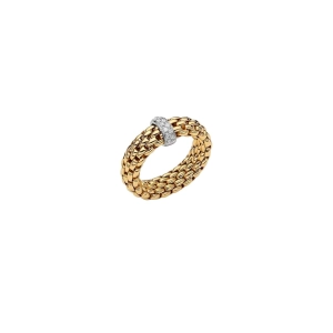Vendome 18ct Yellow & White Gold Diamond Flex'it Ring 55902AX_BB_G