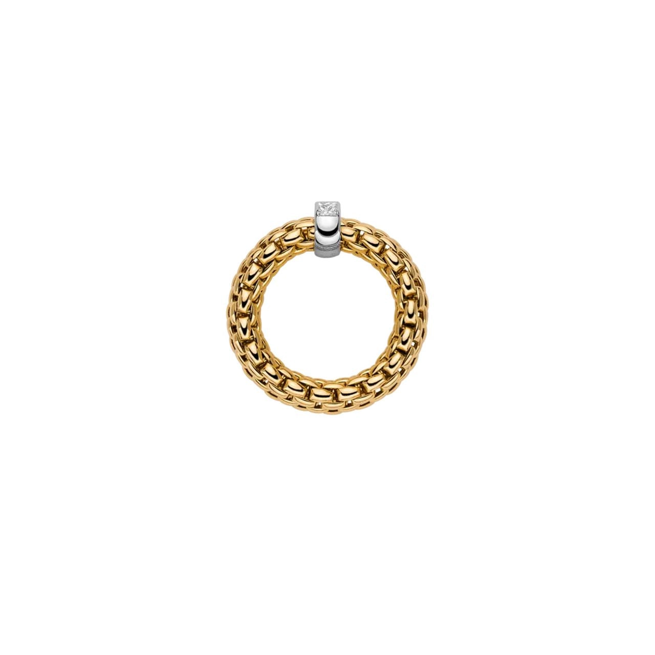Vendome 18ct Yellow & White Gold Diamond Flex'it Ring 58402AX_BB_G