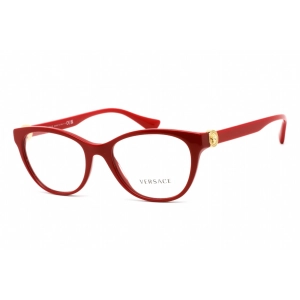 Versace Women's Eyeglasses - Parade Red Plastic Cat Eye Shape Frame | 0VE3330 5388