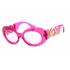 Versace Women's Sunglasses - Full Rim Transparent Fuchsia Frame | 0VE4426BU 5334/5